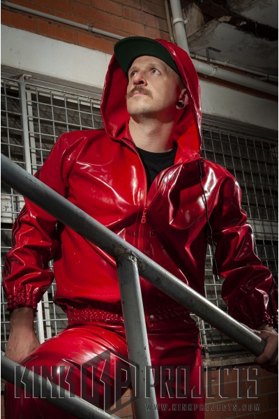 Male Sports Hooded Tracksuit Jacket