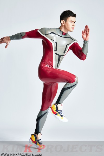 Male 'Dynamo' Back Zipper Catsuit