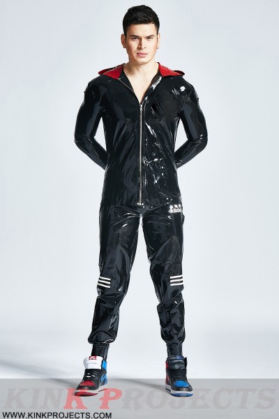 Male Hooded Windbreaker Jacket