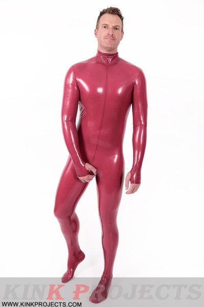 Male Mouth-Entry Gimp Suit with Sheath