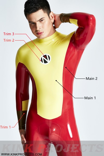 Male 'Navigator' Back Zipper Catsuit