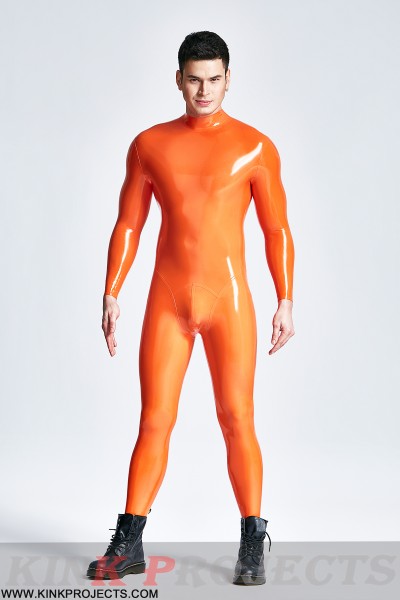 Male Standard Back Zip Latex Catsuit 