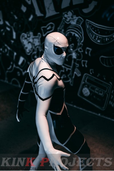 Male 'White Steppe' Spidey Catsuit