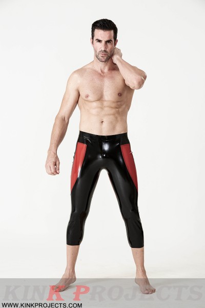 Male 'Heartening' Three-Quarter Zipperless Leggings 