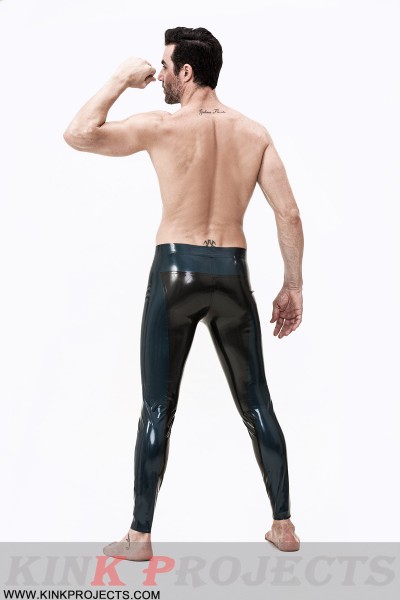 Male 'Two-Tones' Latex Tights