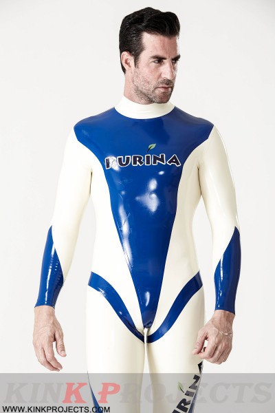 Male 'Kurina' Back Zipper Catsuit