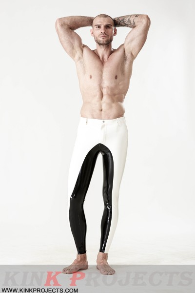 Male 'Yin-Yang' Belted Leggings