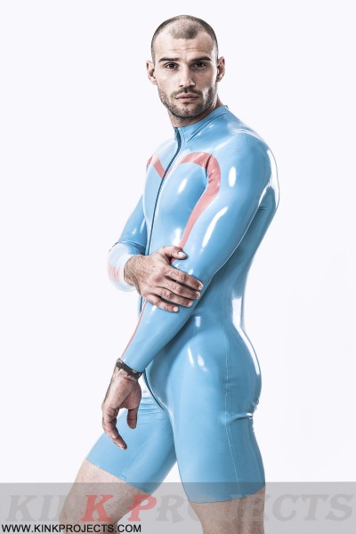 Male 'Bruce Lee' Long-sleeved Surfsuit 