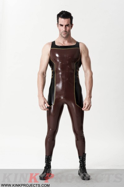 Male 'Flavius' Singlet Style Zipper-less Catsuit 