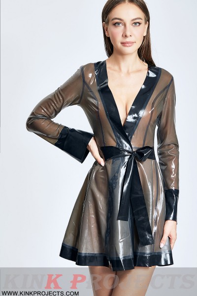 Translucent Short Dressing Gown