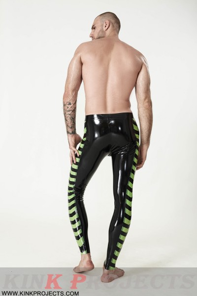 Male 'Hazard Strips' Leggings