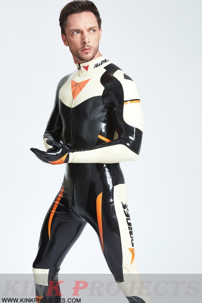 Male 'GP-Moto' Catsuit With Feet and Gloves