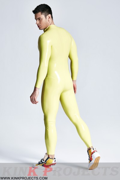 Male 'Mr Muscles' Front-zip Latex Catsuit 