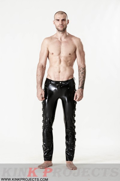 Male Multi-Buckled Jeans