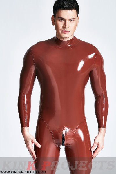 Male 'Sleekness' Basic Neck Entry Latex Catsuit 