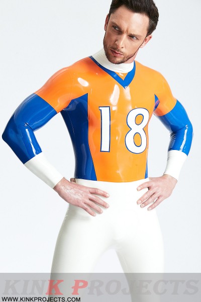 Male 'Outfielder' Latex Catsuit