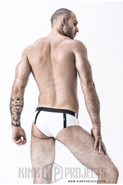 Male Two-Tone Swim Briefs