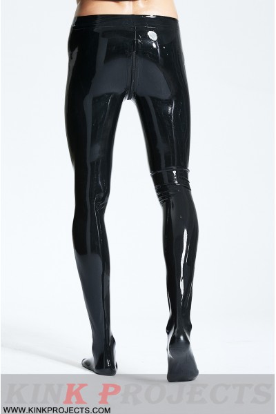 Male Through-Zip Leggings With Feet