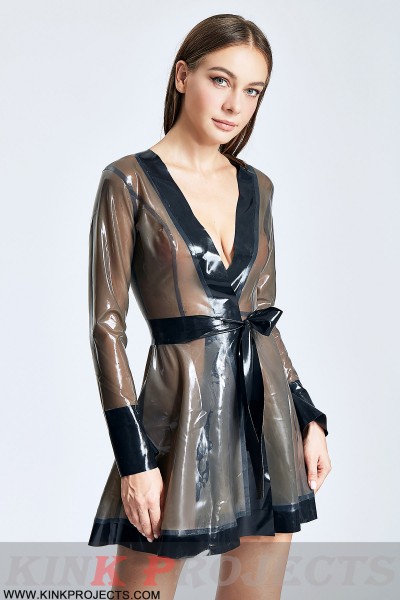 Translucent Short Dressing Gown