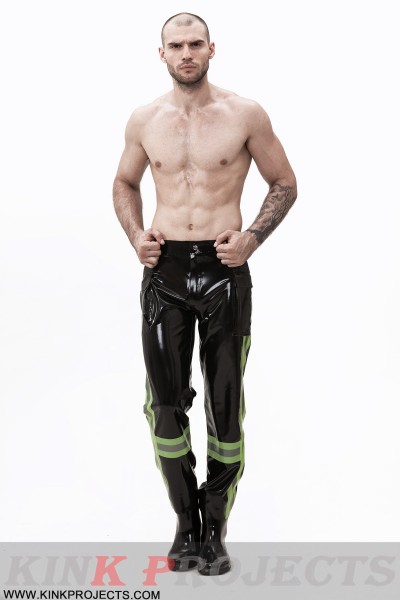 Male 'Emergency' Latex Uniform Pants