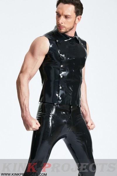 Male Double-Breasted Sleeveless Vest