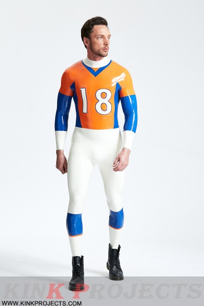 Male 'Outfielder' Latex Catsuit