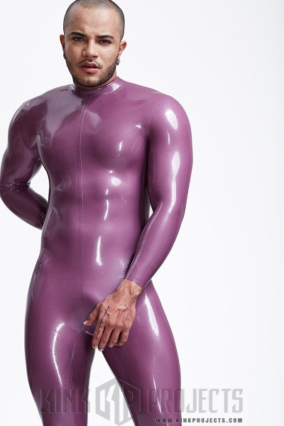 Male 'Sleekness' Basic Neck Entry Latex Catsuit 