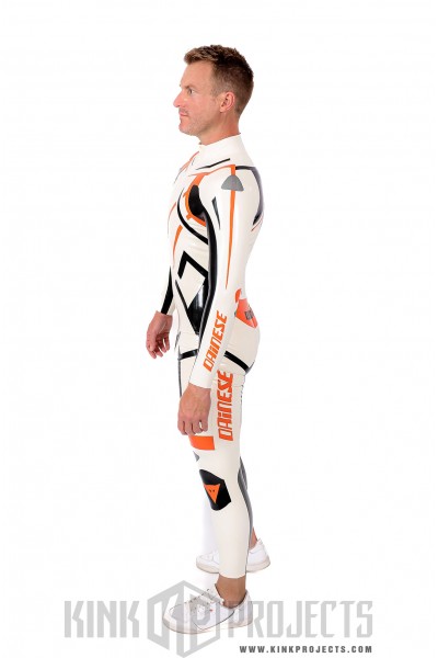 Male 'MotoGP Circuit' Branded Motorcycle Latex Suit