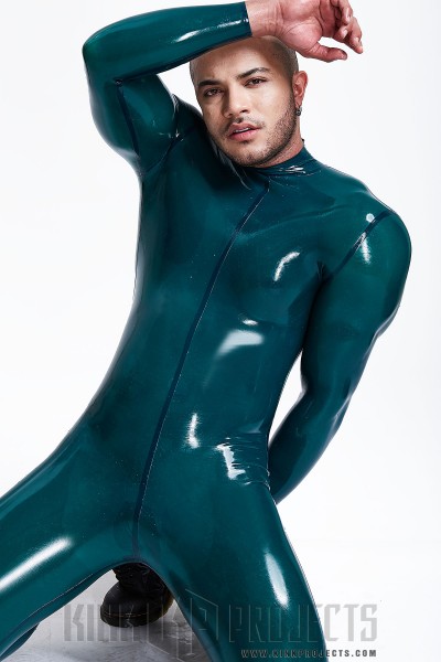 Male 'Sleekness' Basic Neck Entry Latex Catsuit 