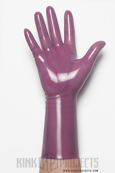 Translucent Lilac Classic Short Molded Latex Gloves