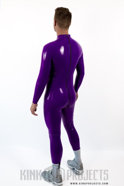 Male Standard Back Zip Latex Catsuit 