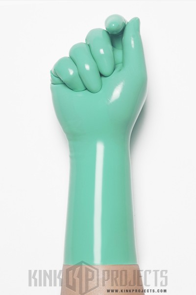 Jade Green Classic Short Molded Latex Gloves