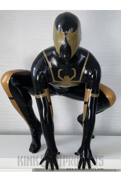 Male 'Red Venom-Man‘ Rubber Catsuit