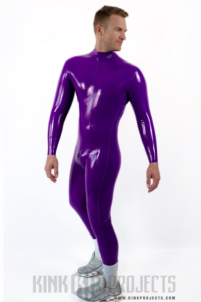 Male Standard Back Zip Latex Catsuit 