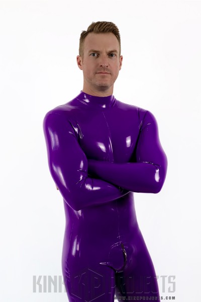 Male Standard Back Zip Latex Catsuit 