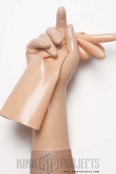 Mannequin Classic Short Molded Latex Gloves