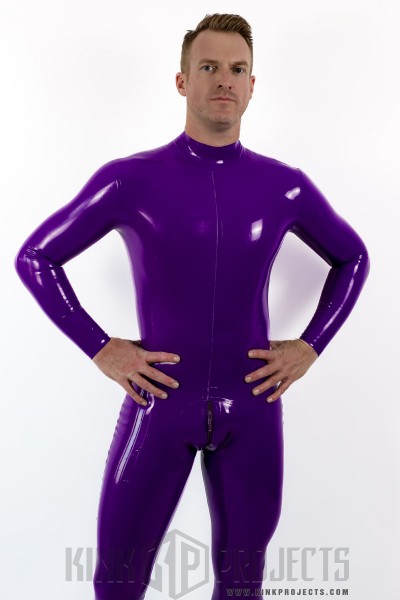 Male Standard Back Zip Latex Catsuit 