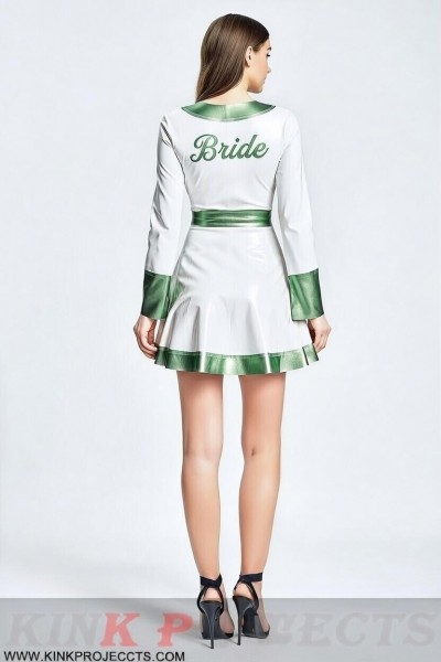 (stock clearance) Translucent Short Dressing Gown-modification