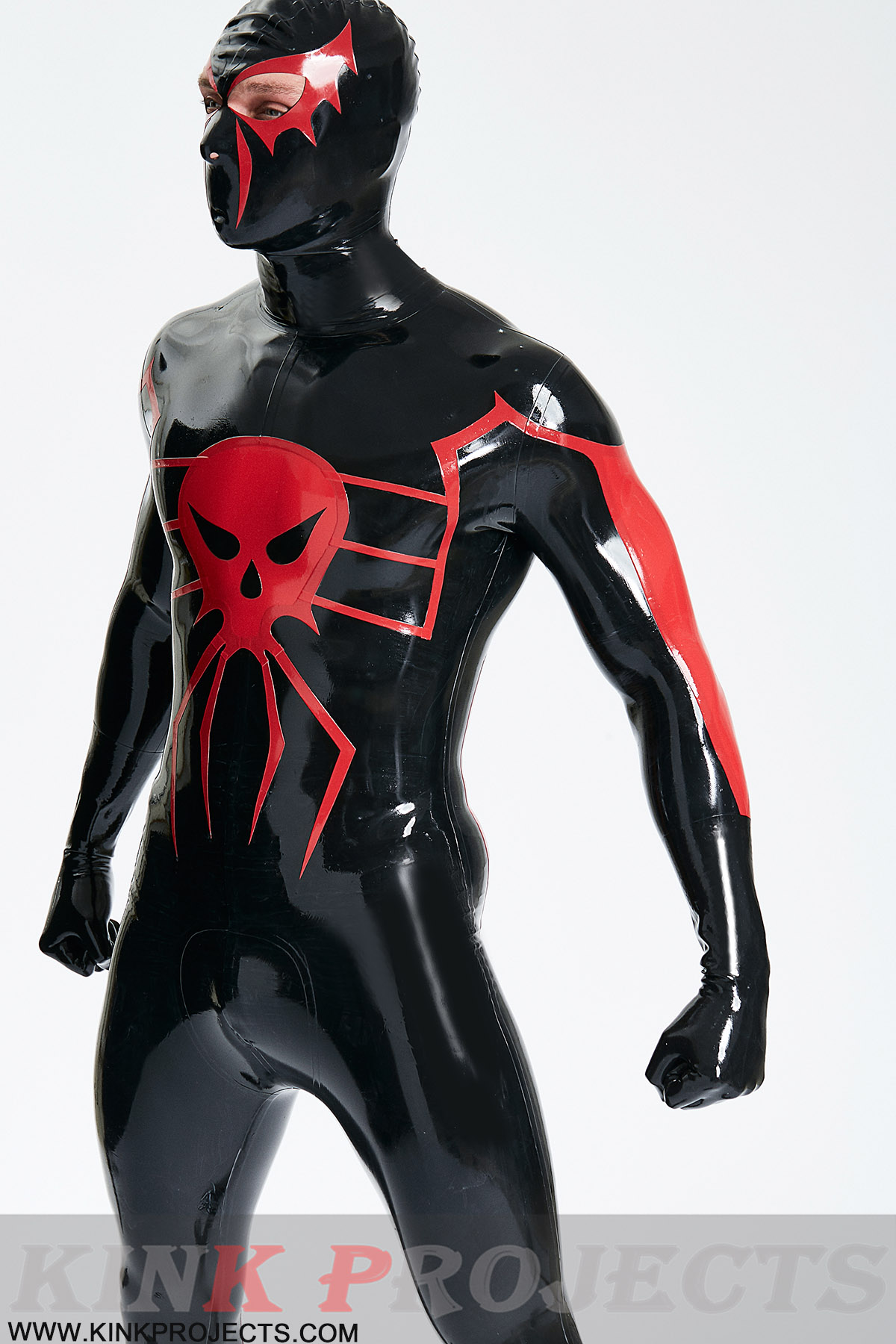 Latex Rubber Cool Handsome Special Spiderman Catsuit Hero Full Cover SizeXXS-XXL 
