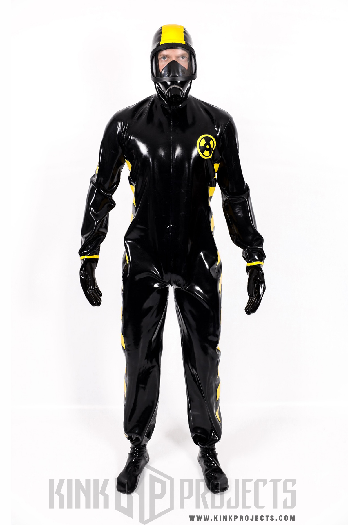 Male 'Zombie' Biohazard Haz Mat Style Latex Protection Suit