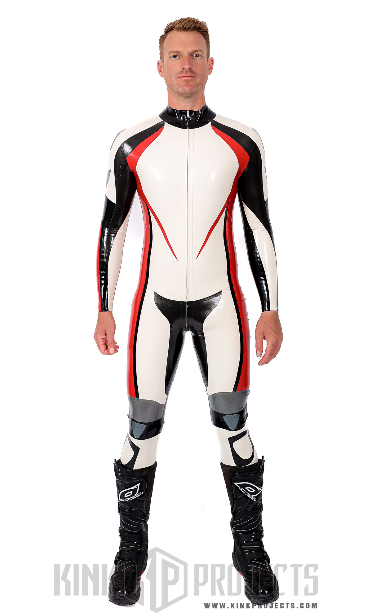 Male Brand Motorcycle Latex Suit